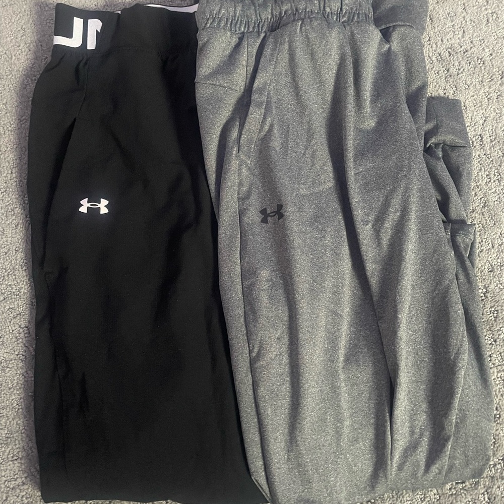 Under Armour Womens' Black and Gray Joggers